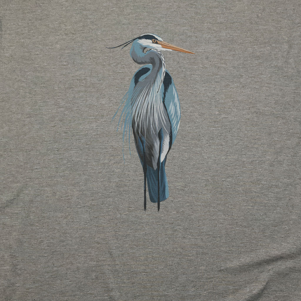 Painted Great Blue Heron T-Shirt