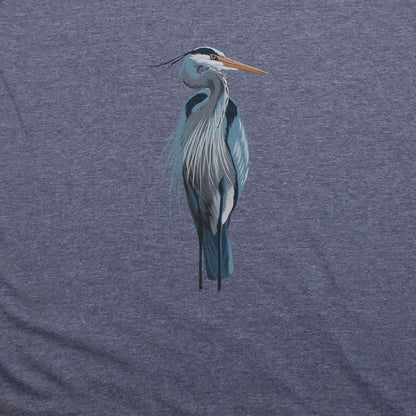 Painted Great Blue Heron T-Shirt