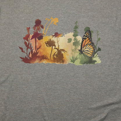 Watercolor Monarch Meadow T-Shirt
