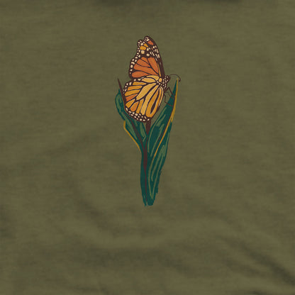 Painted Monarch Butterfly Hoodie