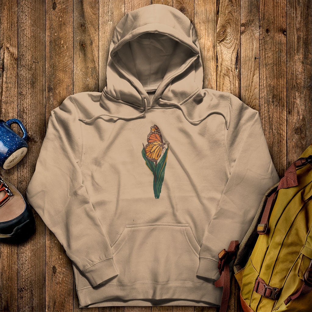 Painted Monarch Butterfly Hoodie