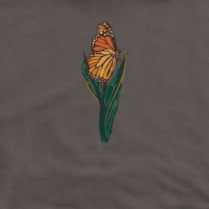 Painted Monarch Butterfly Crewneck Sweatshirt