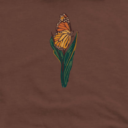 Painted Monarch Butterfly Crewneck Sweatshirt
