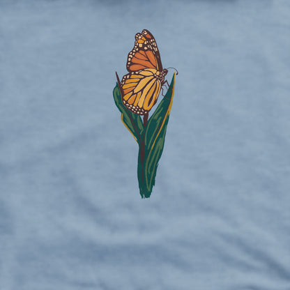 Painted Monarch Butterfly Crewneck Sweatshirt