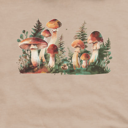 Watercolor Mushroom Patch Hoodie