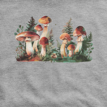 Watercolor Mushroom Patch Hoodie