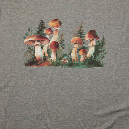Watercolor Mushroom Patch T-Shirt