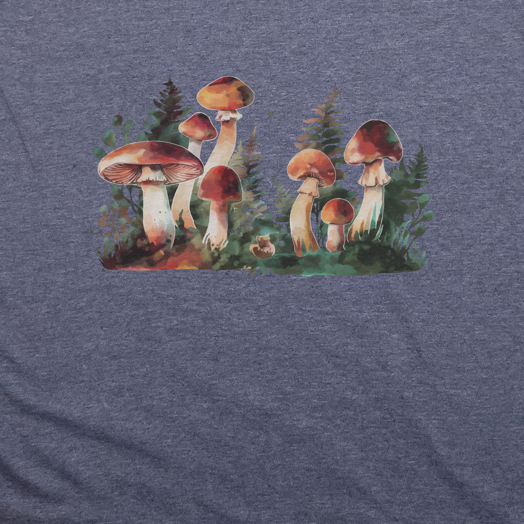 Watercolor Mushroom Patch T-Shirt
