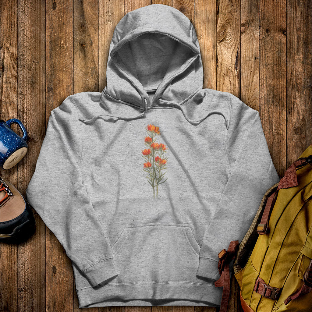 Painted Indian Paintbrush Hoodie