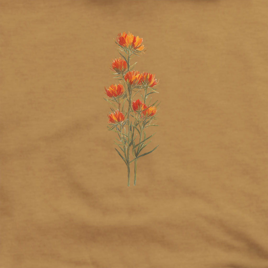 Painted Indian Paintbrush Hoodie