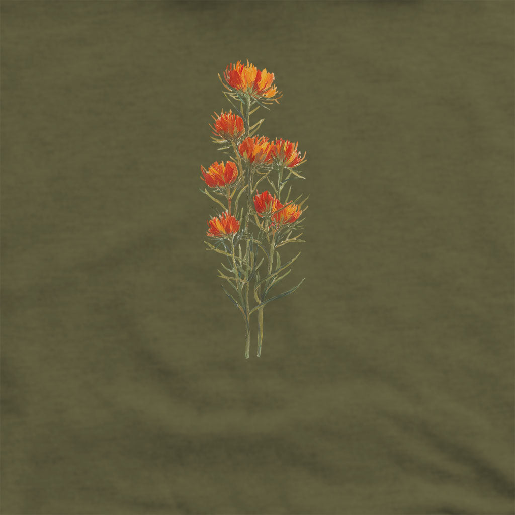 Painted Indian Paintbrush Hoodie