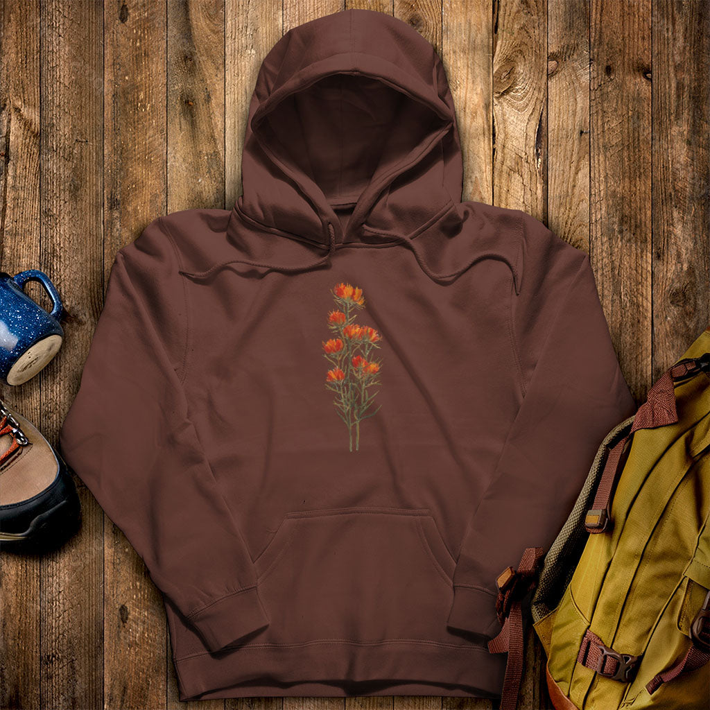Painted Indian Paintbrush Hoodie