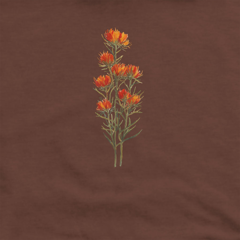 Painted Indian Paintbrush Hoodie