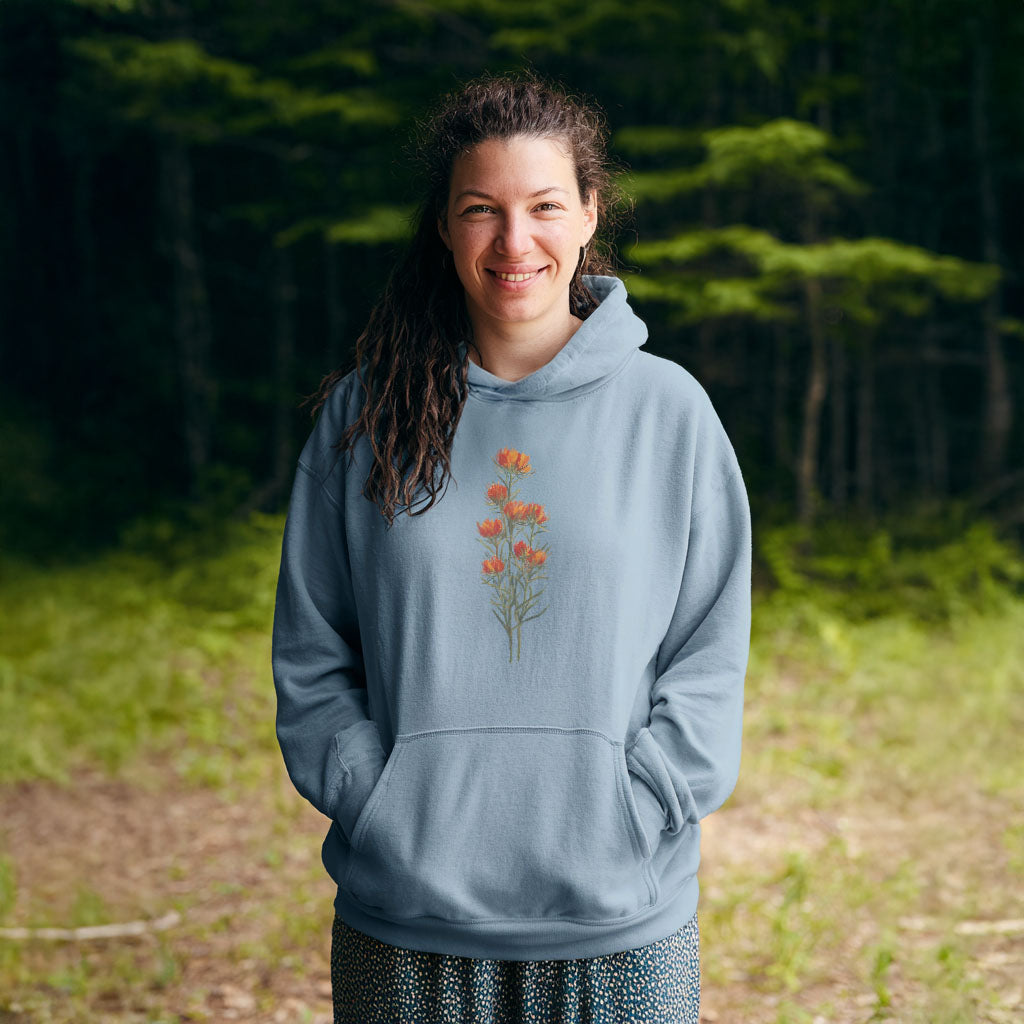 Painted Indian Paintbrush Hoodie