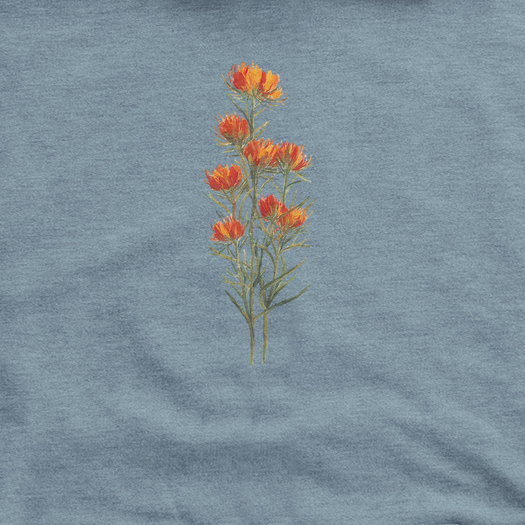 Painted Indian Paintbrush Hoodie