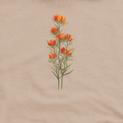Painted Indian Paintbrush Crewneck Sweatshirt