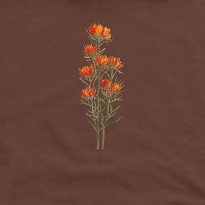 Painted Indian Paintbrush Crewneck Sweatshirt