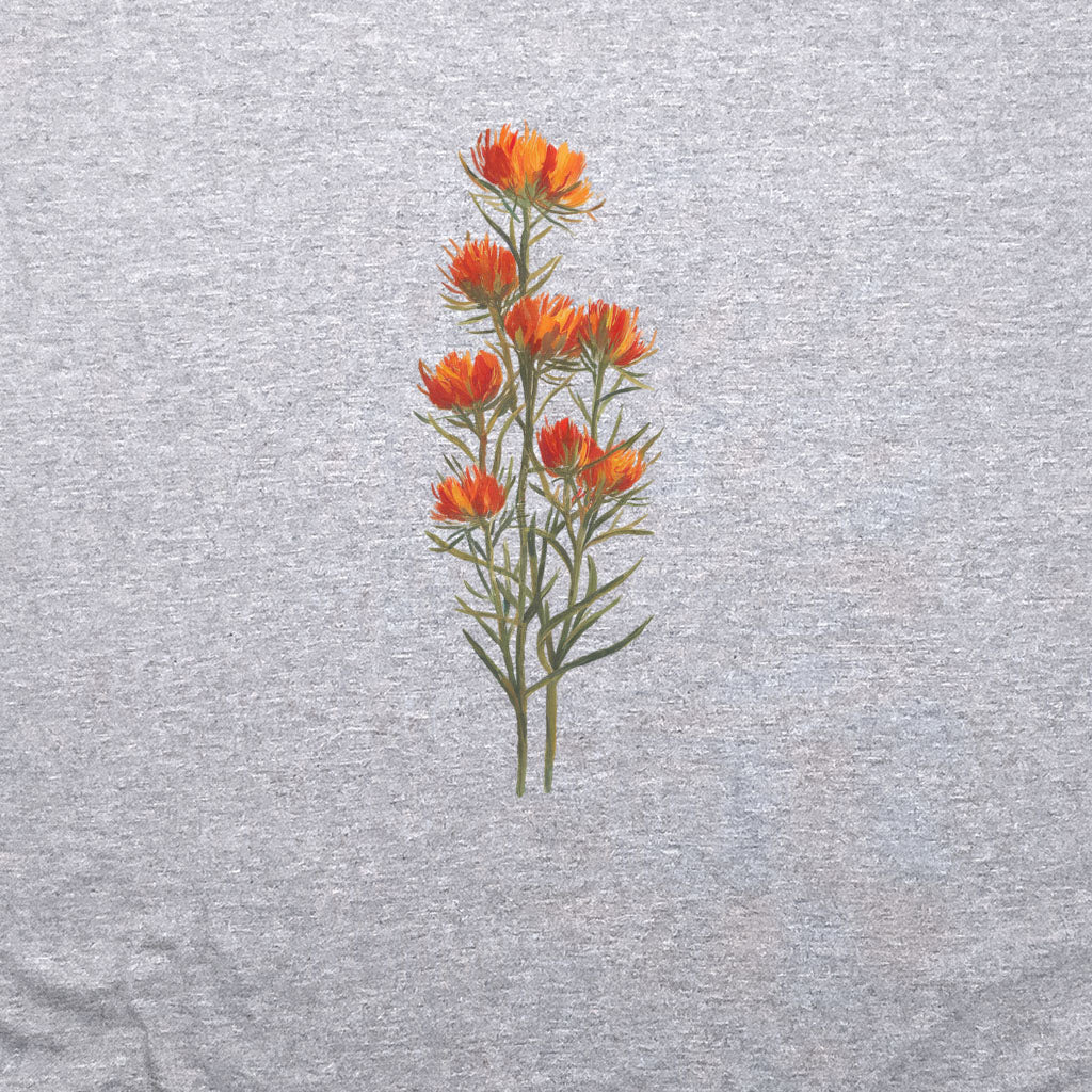 Painted Indian Paintbrush Crewneck Sweatshirt