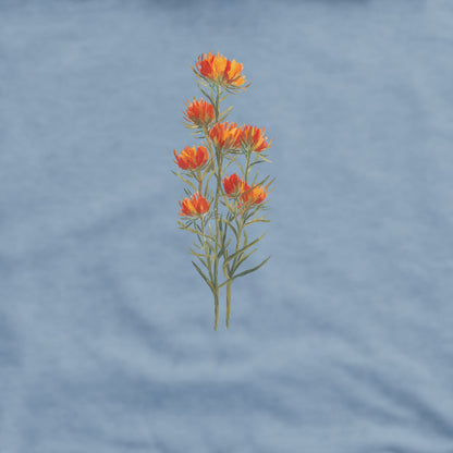 Painted Indian Paintbrush Crewneck Sweatshirt