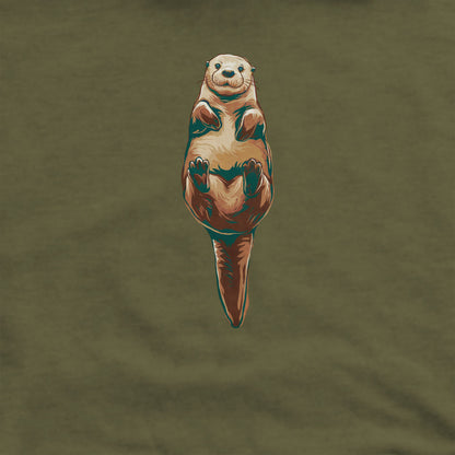 Painted Otter Crewneck Sweatshirt