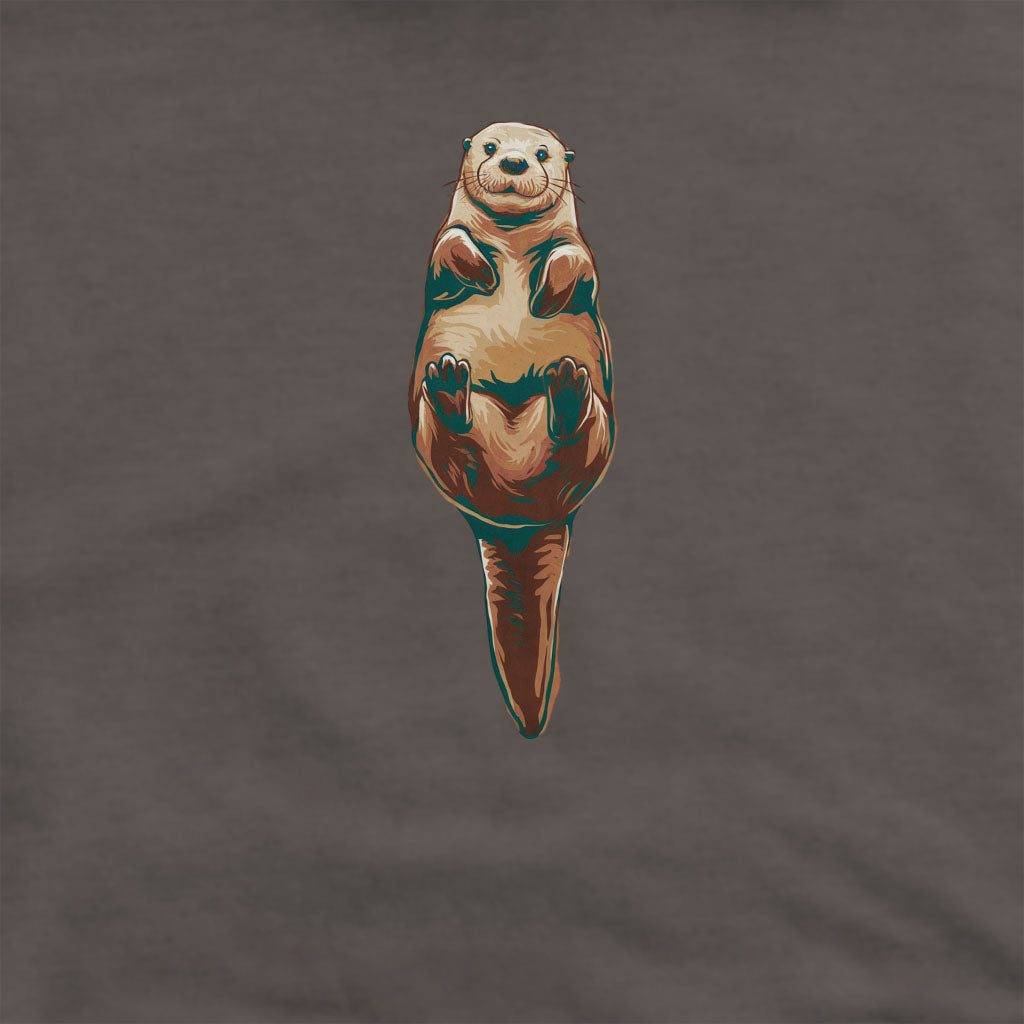 Painted Otter Crewneck Sweatshirt