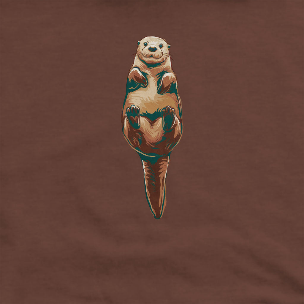 Painted Otter Crewneck Sweatshirt