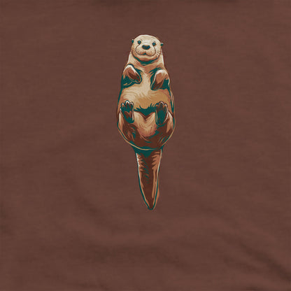 Painted Otter Crewneck Sweatshirt