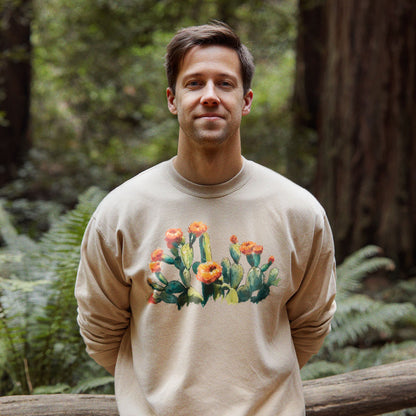 Painted Paddle Cactus Crewneck Sweatshirt