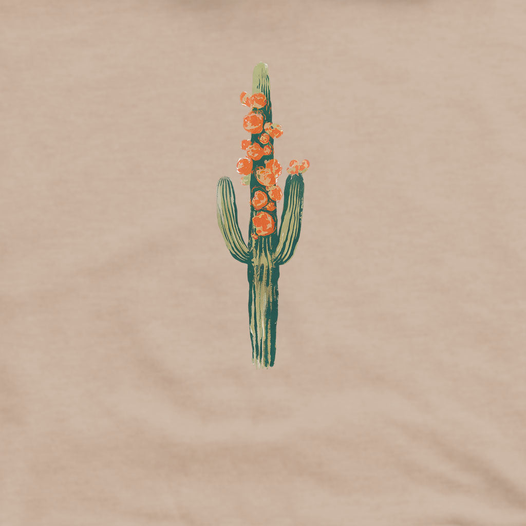 Painted Cactus in Bloom Hoodie