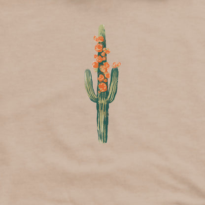 Painted Cactus in Bloom Hoodie