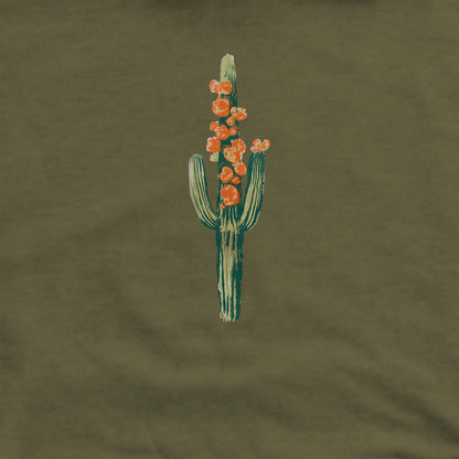 Painted Cactus in Bloom Hoodie