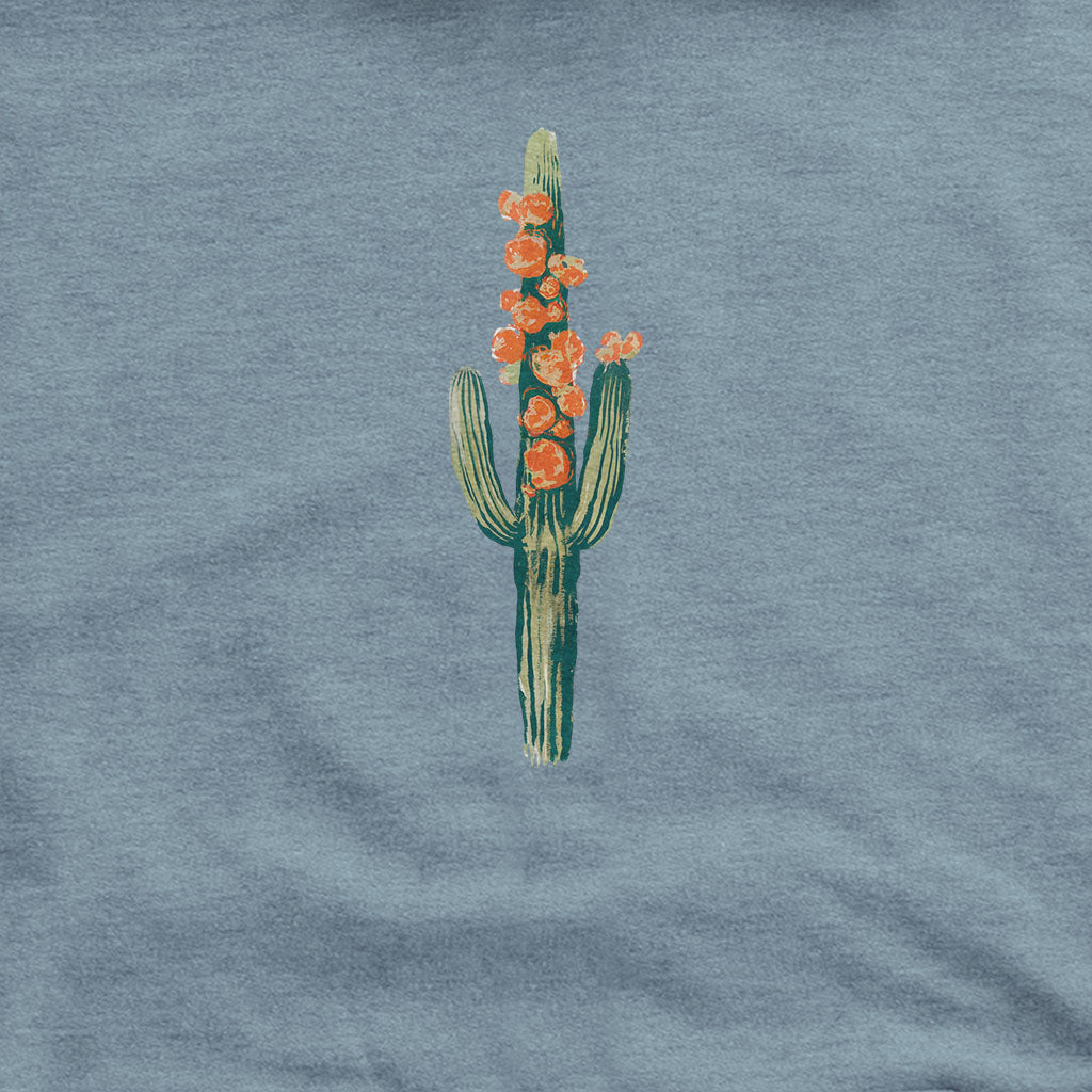 Painted Cactus in Bloom Hoodie