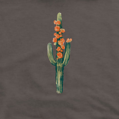 Painted Cactus in Bloom Crewneck Sweatshirt