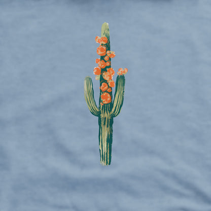 Painted Cactus in Bloom Crewneck Sweatshirt