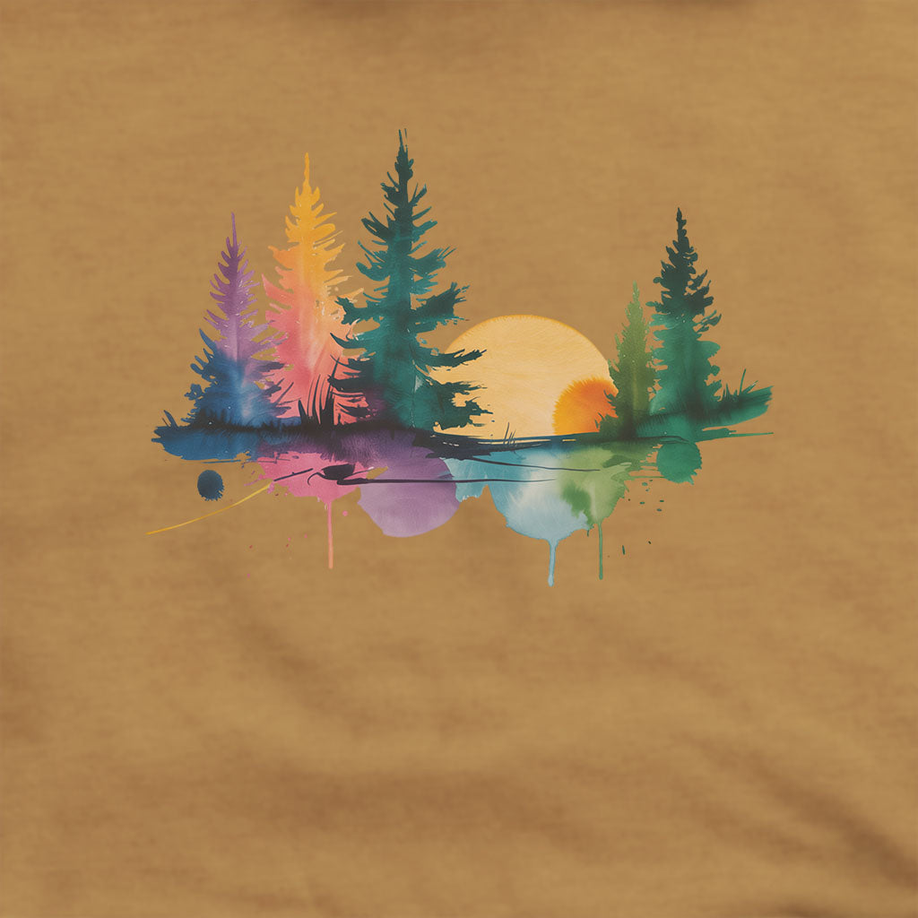 Watercolor Forest Hoodie
