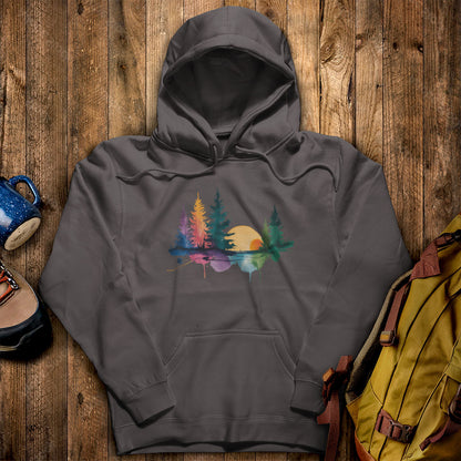 Watercolor Forest Hoodie