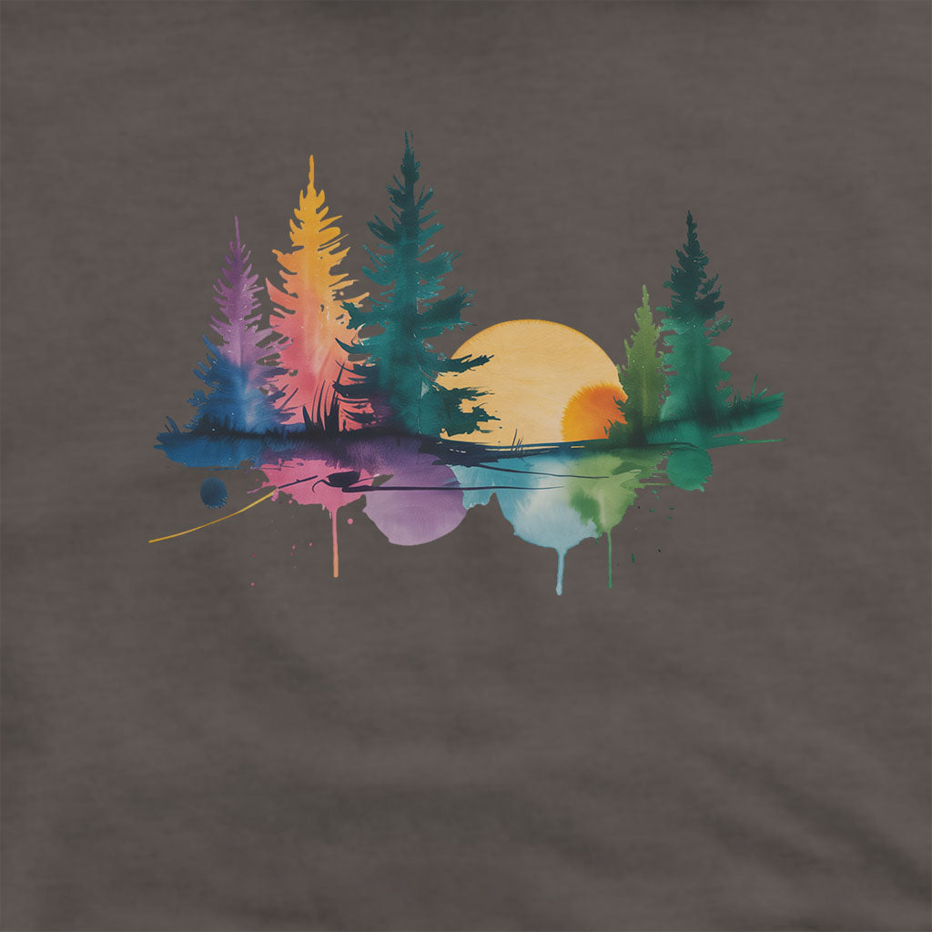 Watercolor Forest Hoodie