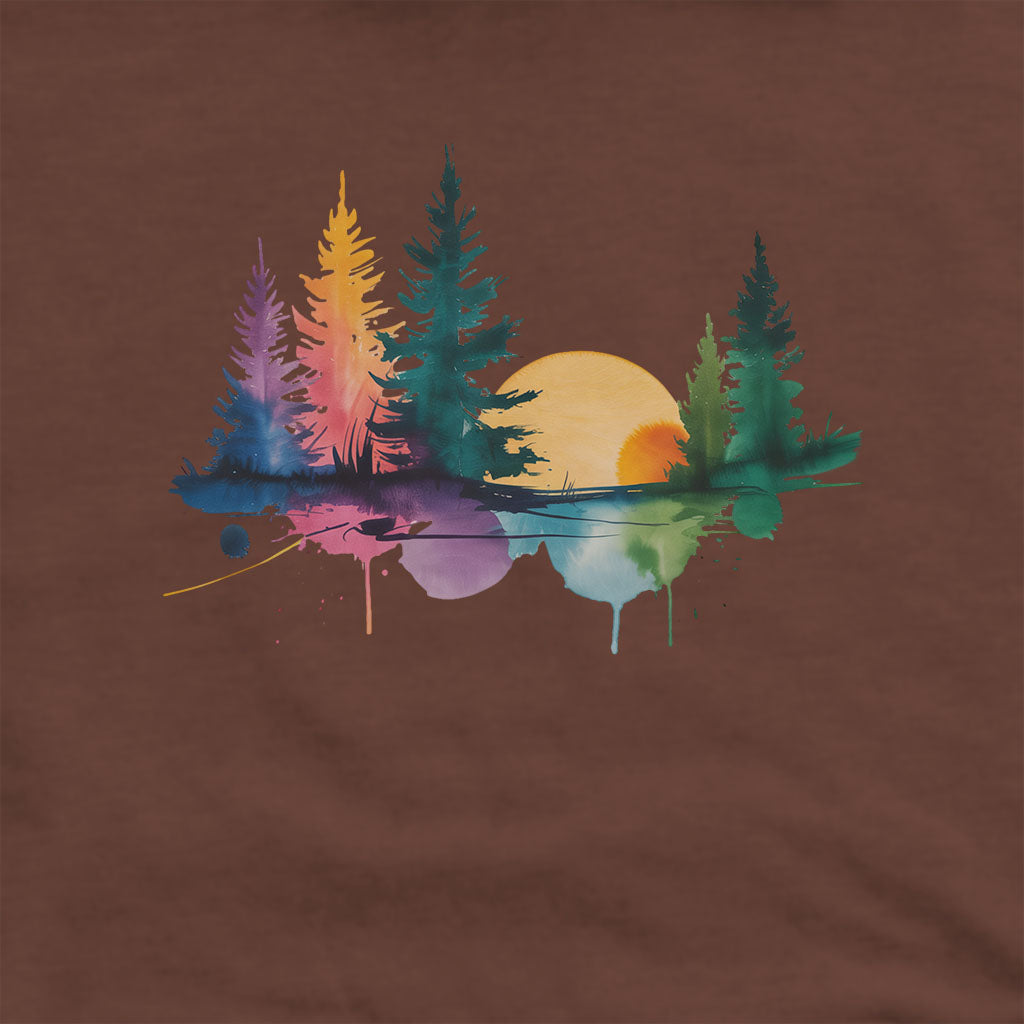 Watercolor Forest Hoodie