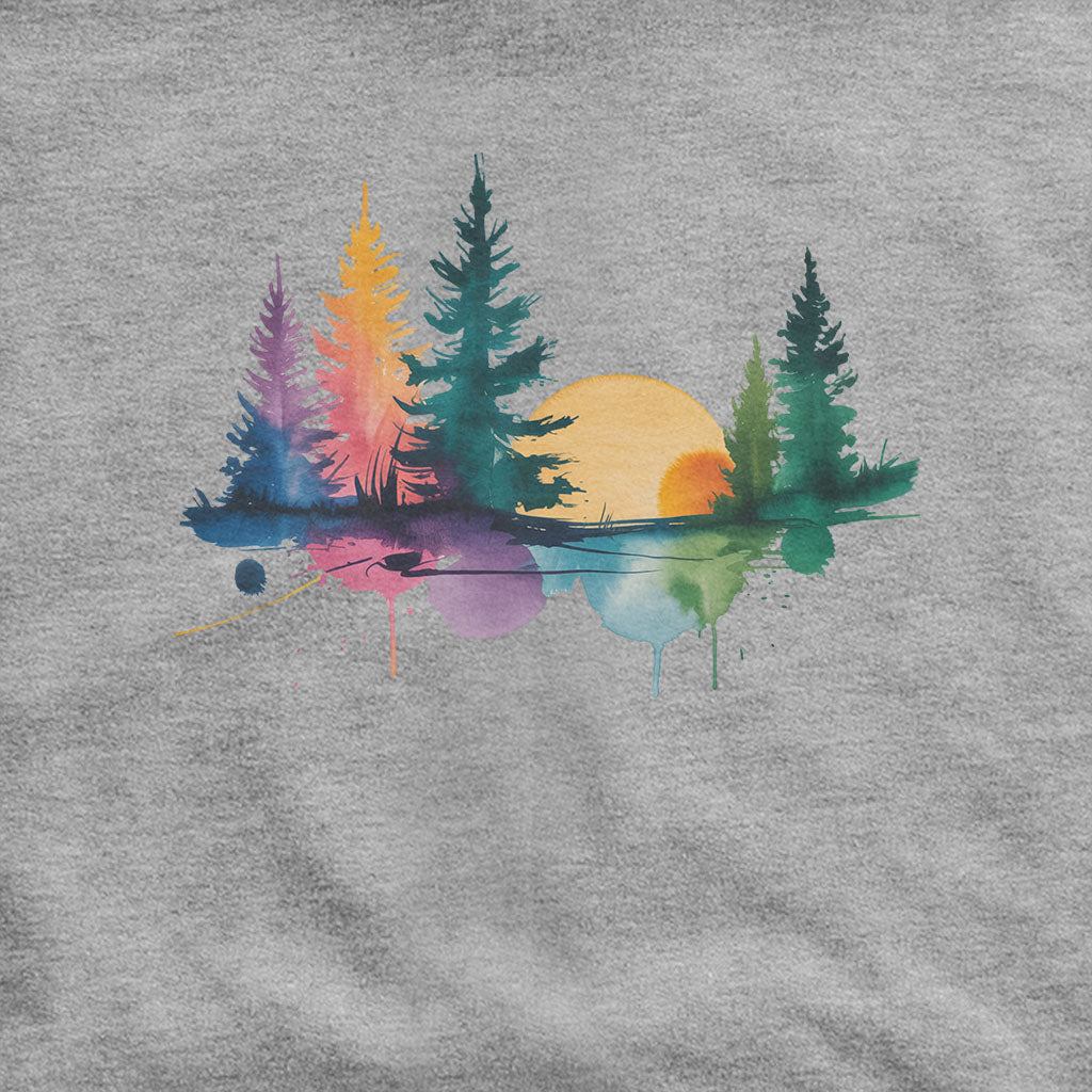 Watercolor Forest Hoodie