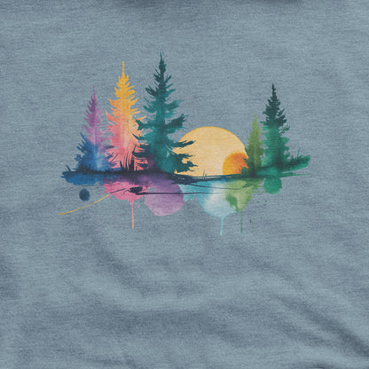 Watercolor Forest Hoodie