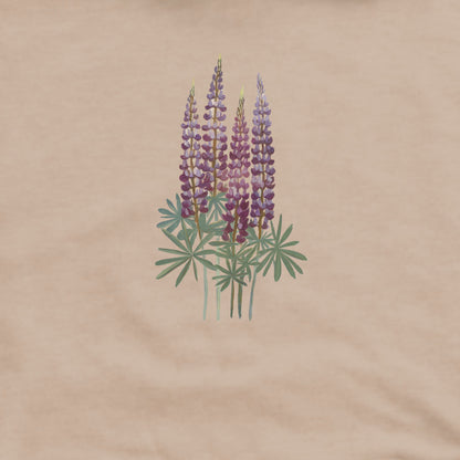 Painted Lupine Crewneck Sweatshirt