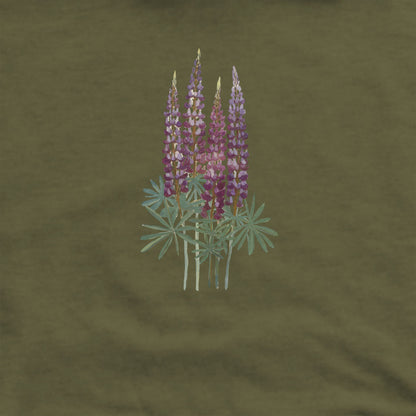 Painted Lupine Crewneck Sweatshirt