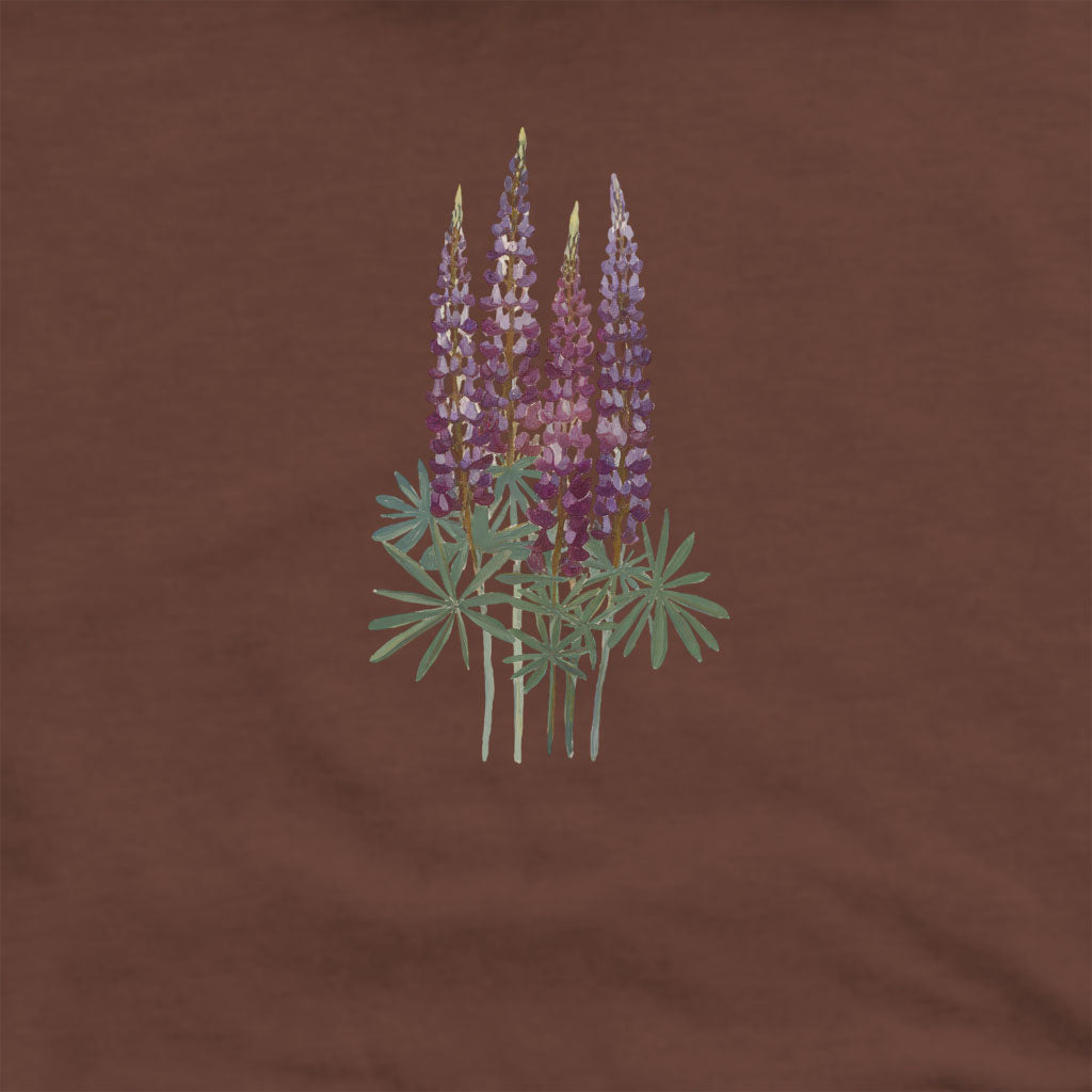 Painted Lupine Crewneck Sweatshirt