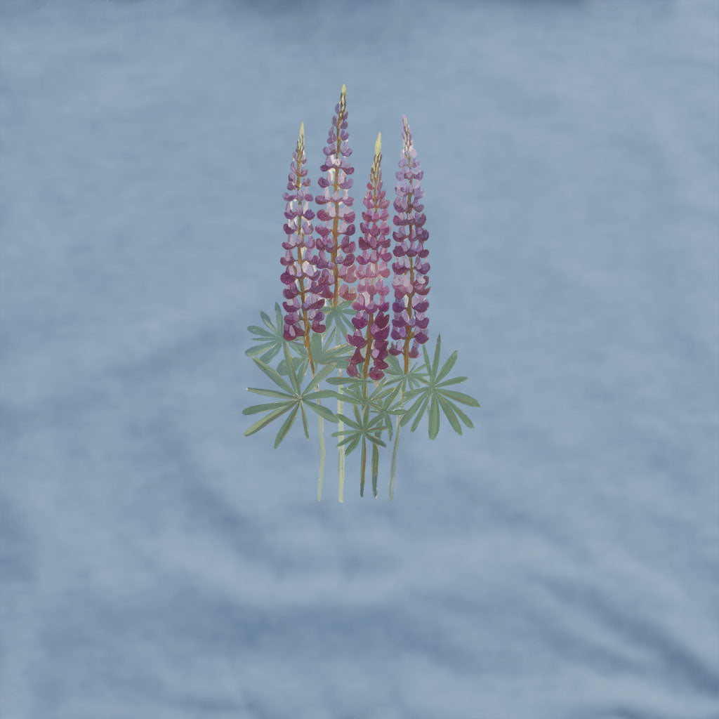 Painted Lupine Crewneck Sweatshirt