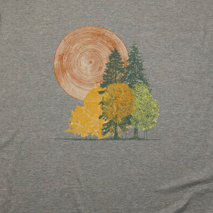 Woodcut Stamped Forest T-Shirt
