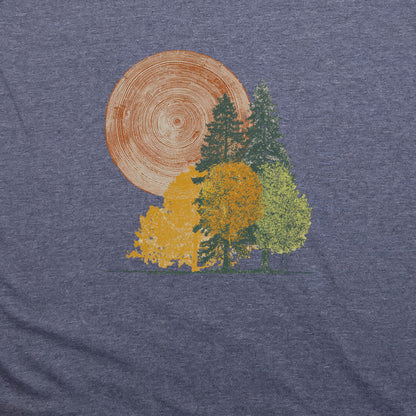 Woodcut Stamped Forest T-Shirt