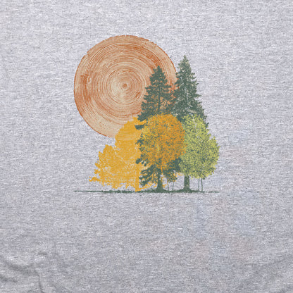 Woodcut Stamped Forest T-Shirt