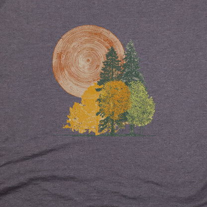 Woodcut Stamped Forest T-Shirt