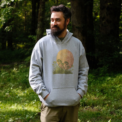 Woodcut Flower Meadow Hoodie