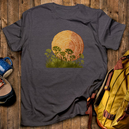 Woodcut Flower Meadow T-Shirt